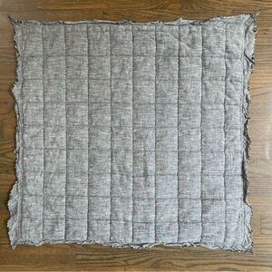West Elm Linen Euro Quilted pillow Sham